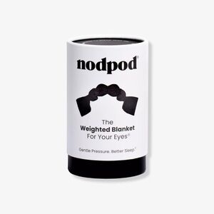 NODPOD Weighted Blanket For Your Eyes (29" x 4", Sleep Mask, Black)